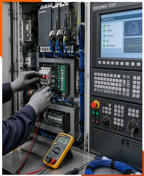 Ремонт систем ЧПУ Okuma OSP в Балашихе